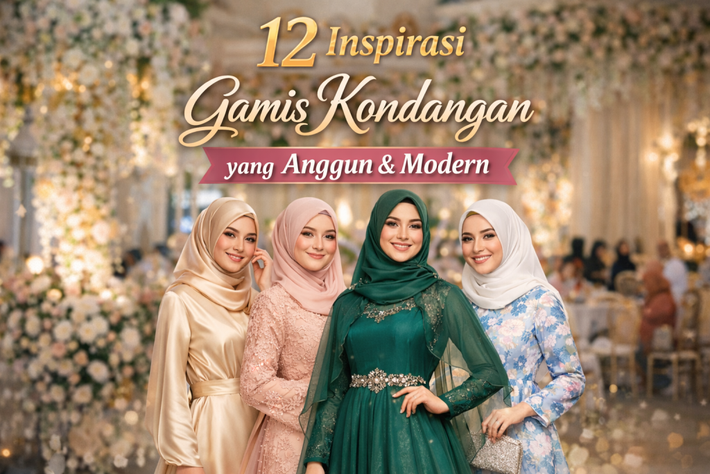 Inspirasi Gamis Kondangan yang Anggun & Modern