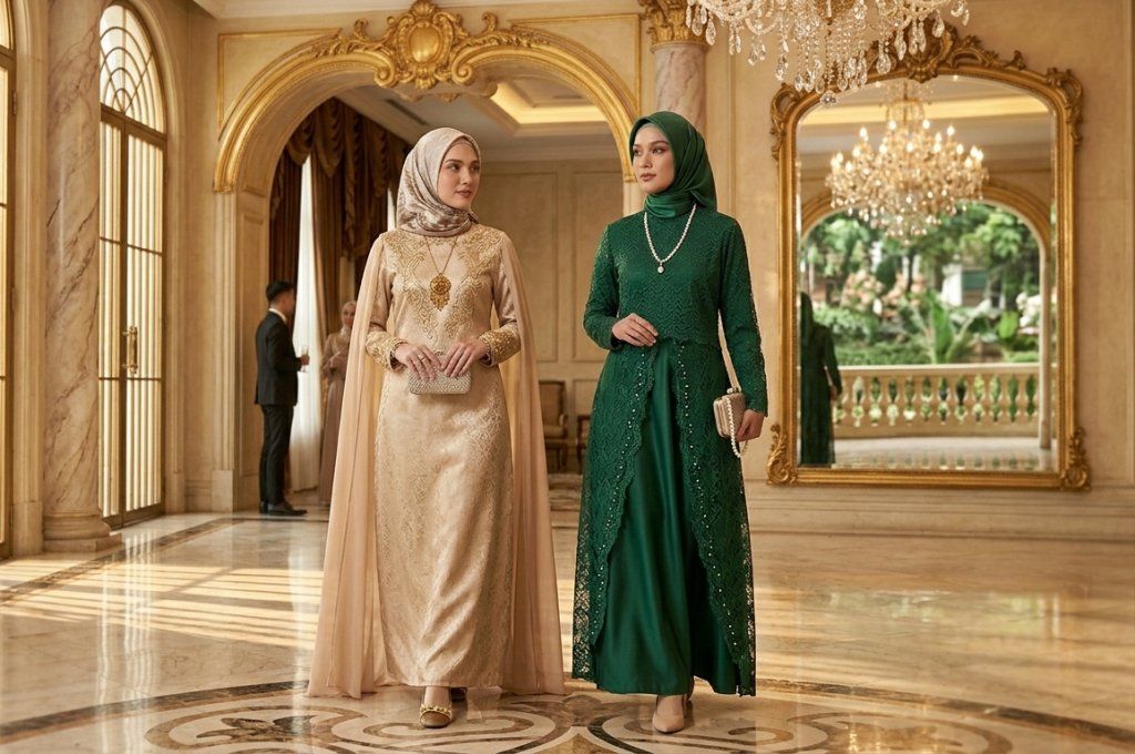 Gamis Premium untuk Tampil Mewah dan Elegan
