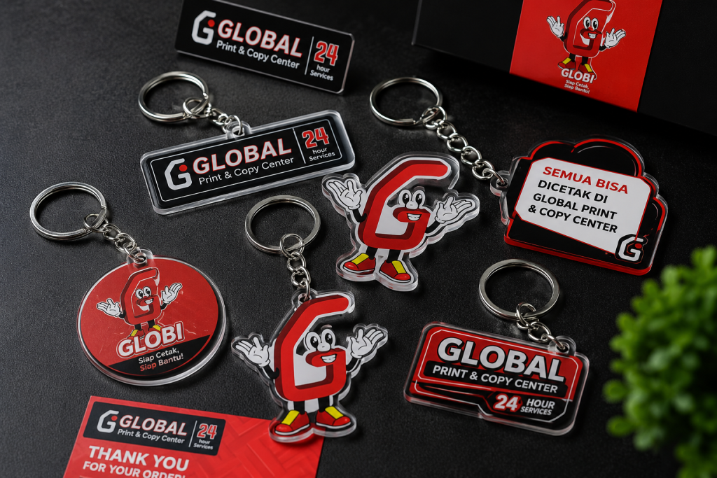 custom keychains akrilik