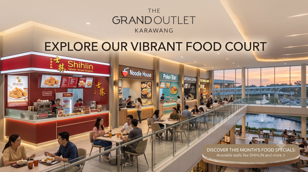 7 Tempat Makan Wajib di The Grand Outlet Karawang