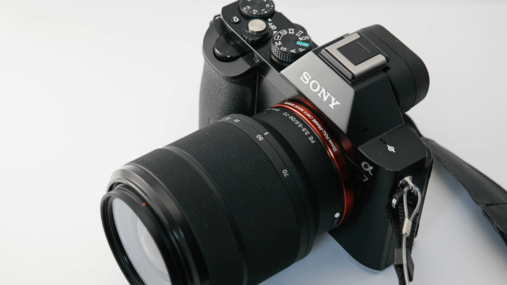 Garmbar kamera mirrorless sony seri a7iv