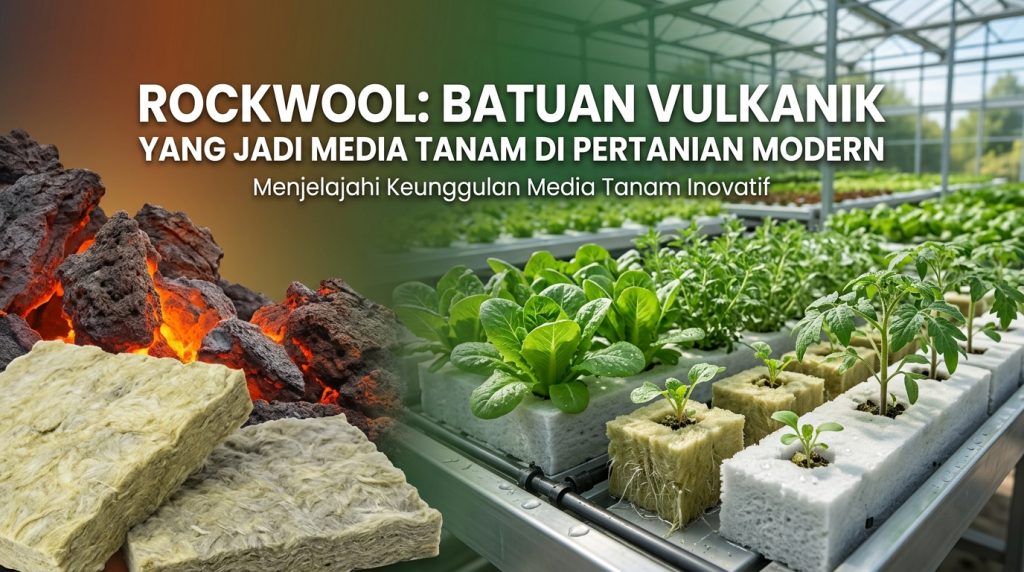 Rockwool: Bukan Tanah, Batuan Vulkanik ini Jadi Media Tanam di Era Modern