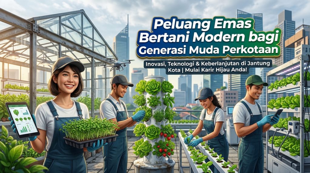 Peluang Emas Bertani Modern bagi Generasi Muda Perkotaan