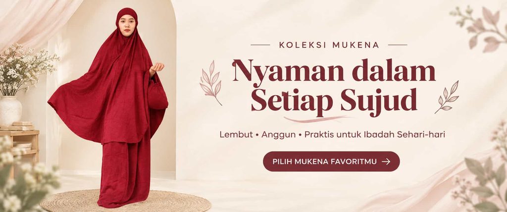 mukena satin
