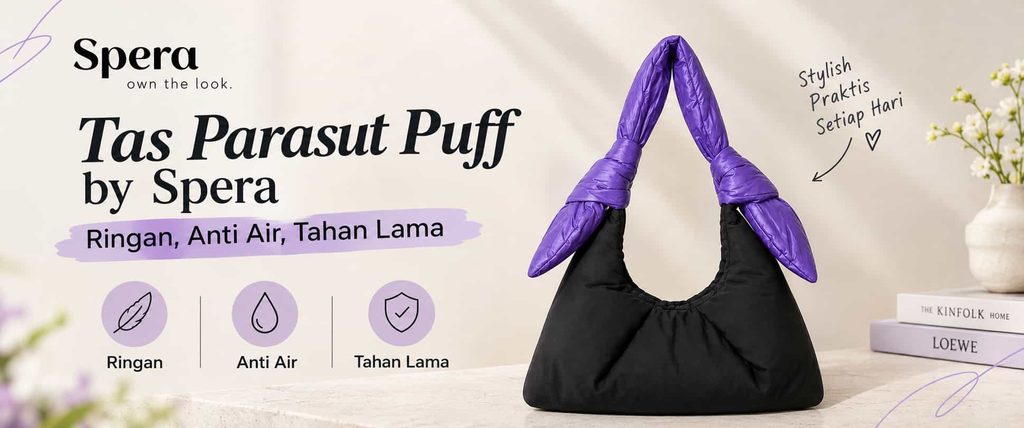 tas parasut puff anti air by spera 